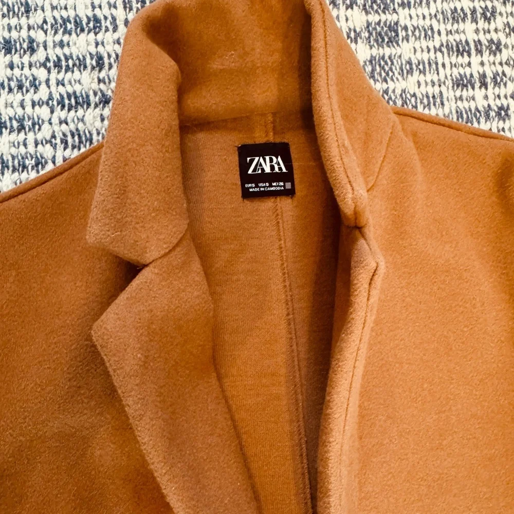 Zara Open Front Coat Sz Sm - Picture 3 of 6
